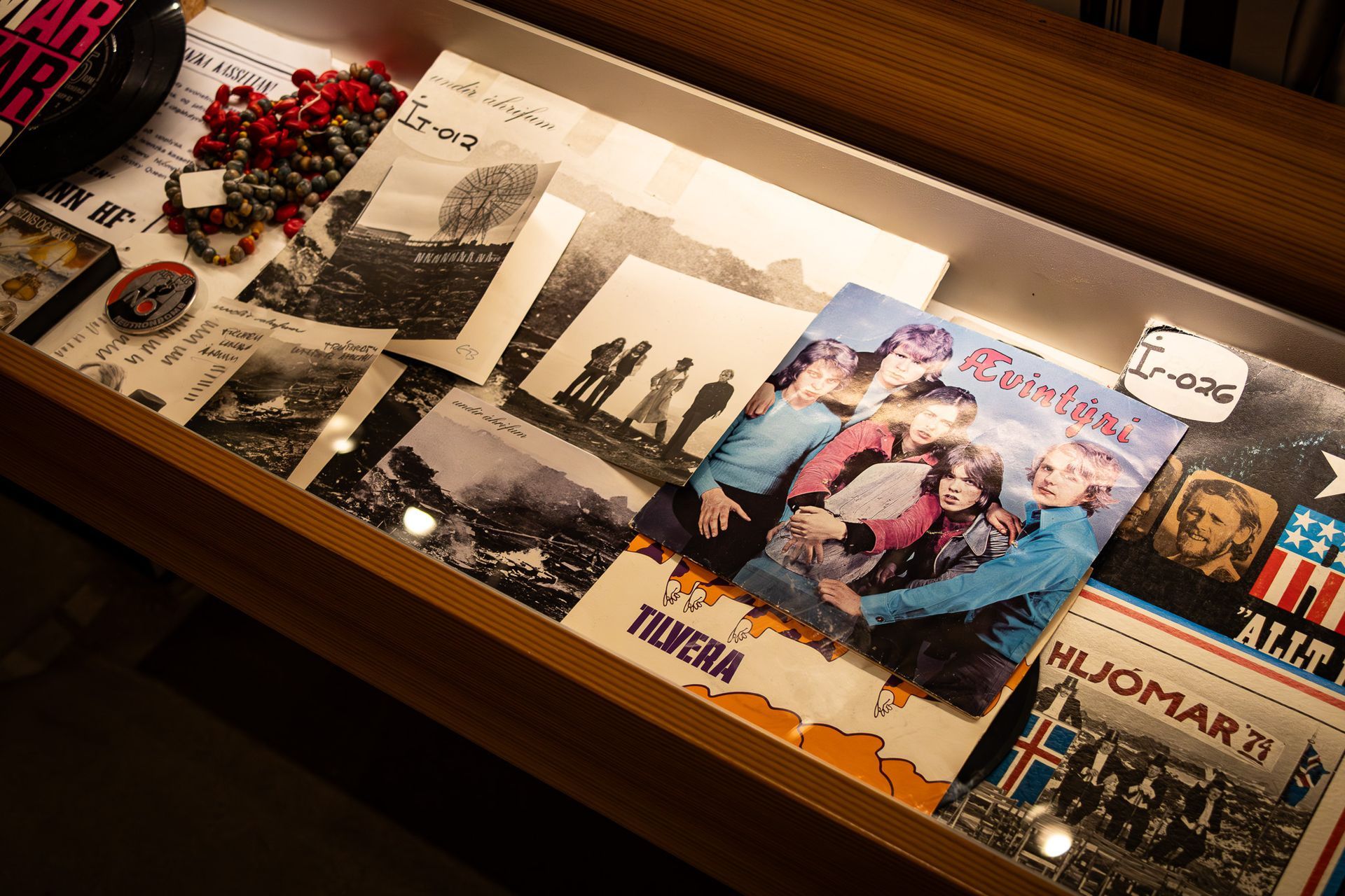 Hljómar exhibition at the Icelandic Museum of Rock ’n’ Roll.