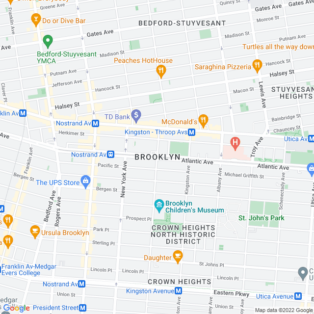 Map of business location