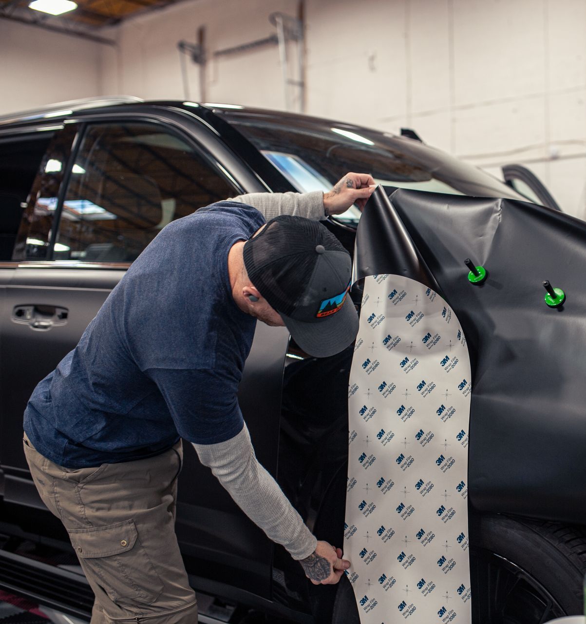 Matte vinyl wrap