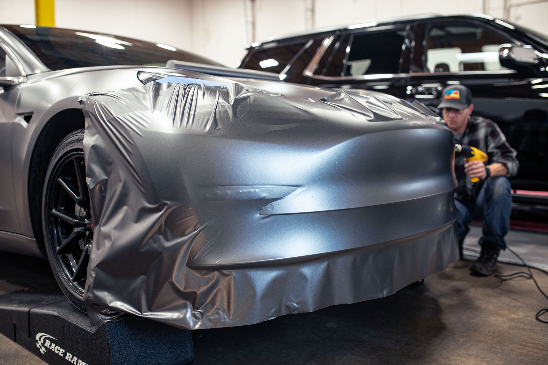vinyl wrap application