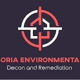 a logo for a company called gloria environmenta decon and remediation .