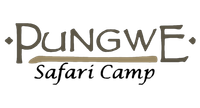 Logo for Pungwe Safari Camp with brown stylized text on a white background.