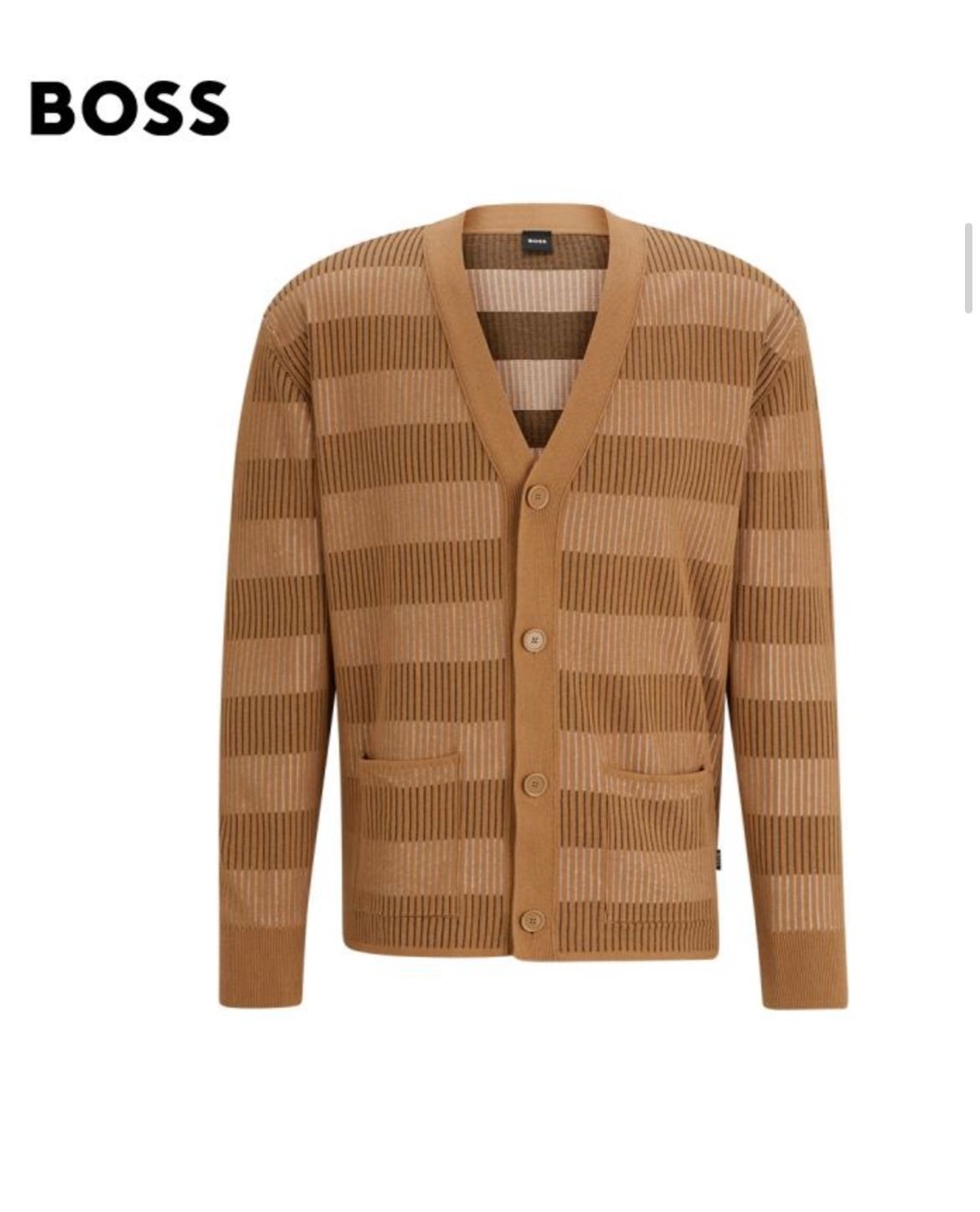 BOSS CARDIGAN (GESTREEPT)
