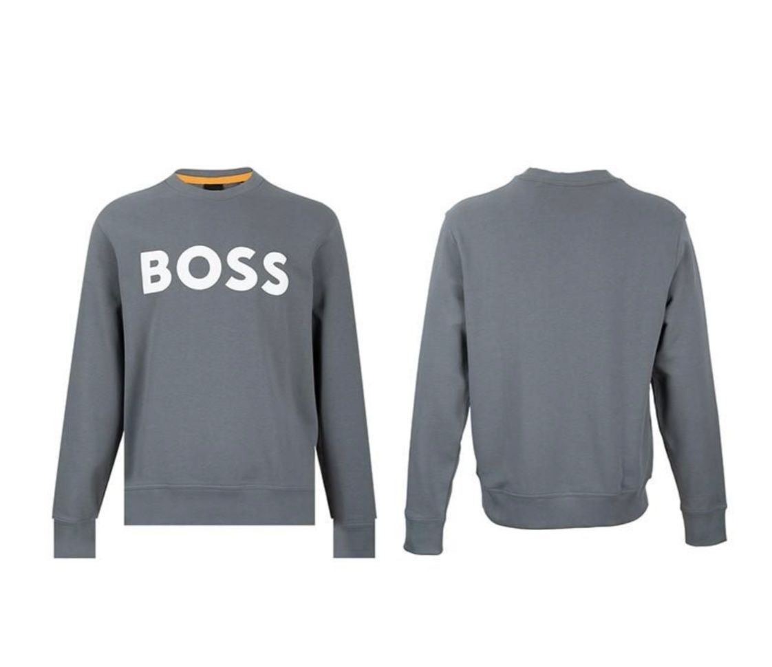 BOSS TRUI (WITTE LETTERS)