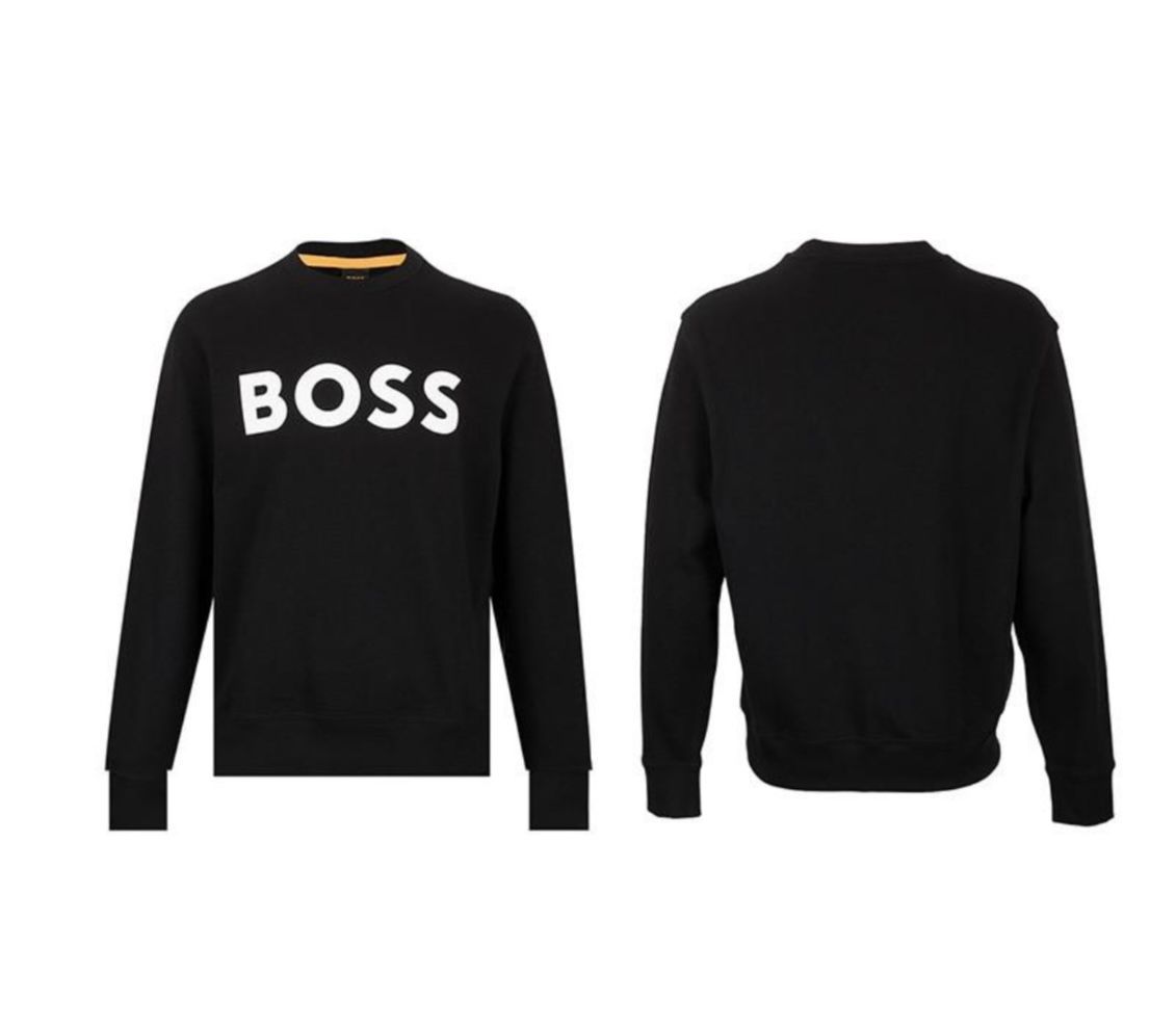 BOSS TRUI (WITTE LETTERS)