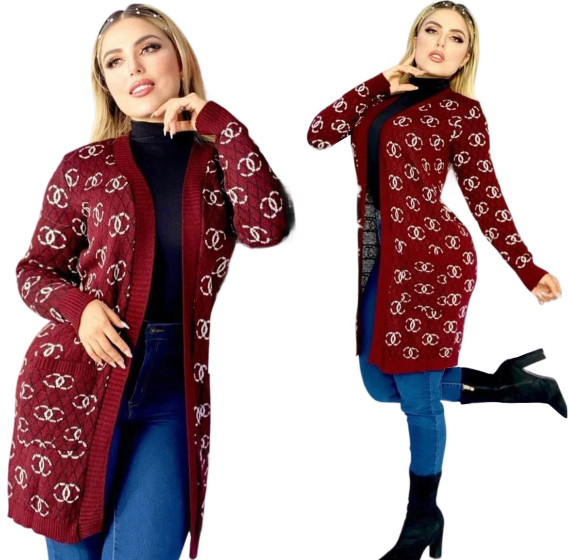 VEST LANG (ROOD)