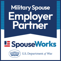 Military Spouse Employment Partnership logo with red and blue stars, plus “Celebrating 10 years of MSEP” banner