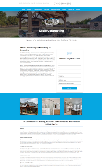 General Contractor in VA Website