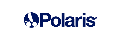 The polaris logo is blue and white on a white background.