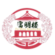 A red and white logo for a restaurant called fu ming restaurant