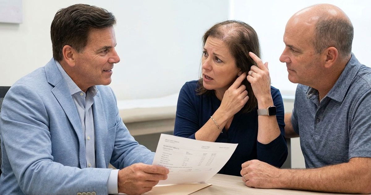 Dr. John Salerno explains a Patient's Hair Loss Blood Test