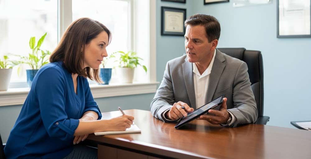 Dr. John Salerno discussing The Overlooked Importance of Immune Health with a patient