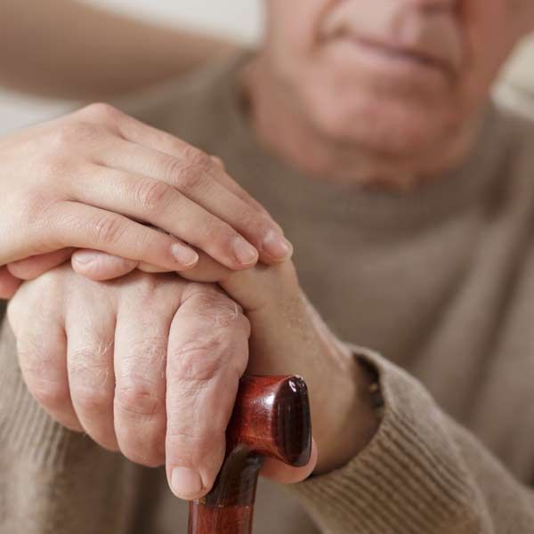 A man with shaking hands needing Treatment for Parkinson’s by Salerno Wellness in Manhattan, NY, and Connecticut