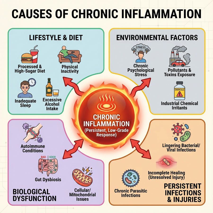 Click to Enlarge Infographic: Common Causes of Inflammation