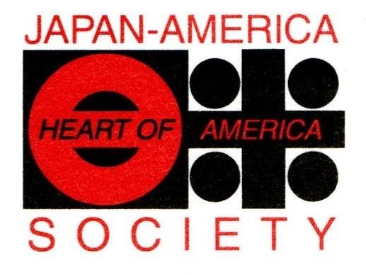 Logo for Japan-America Society: Red circle with 