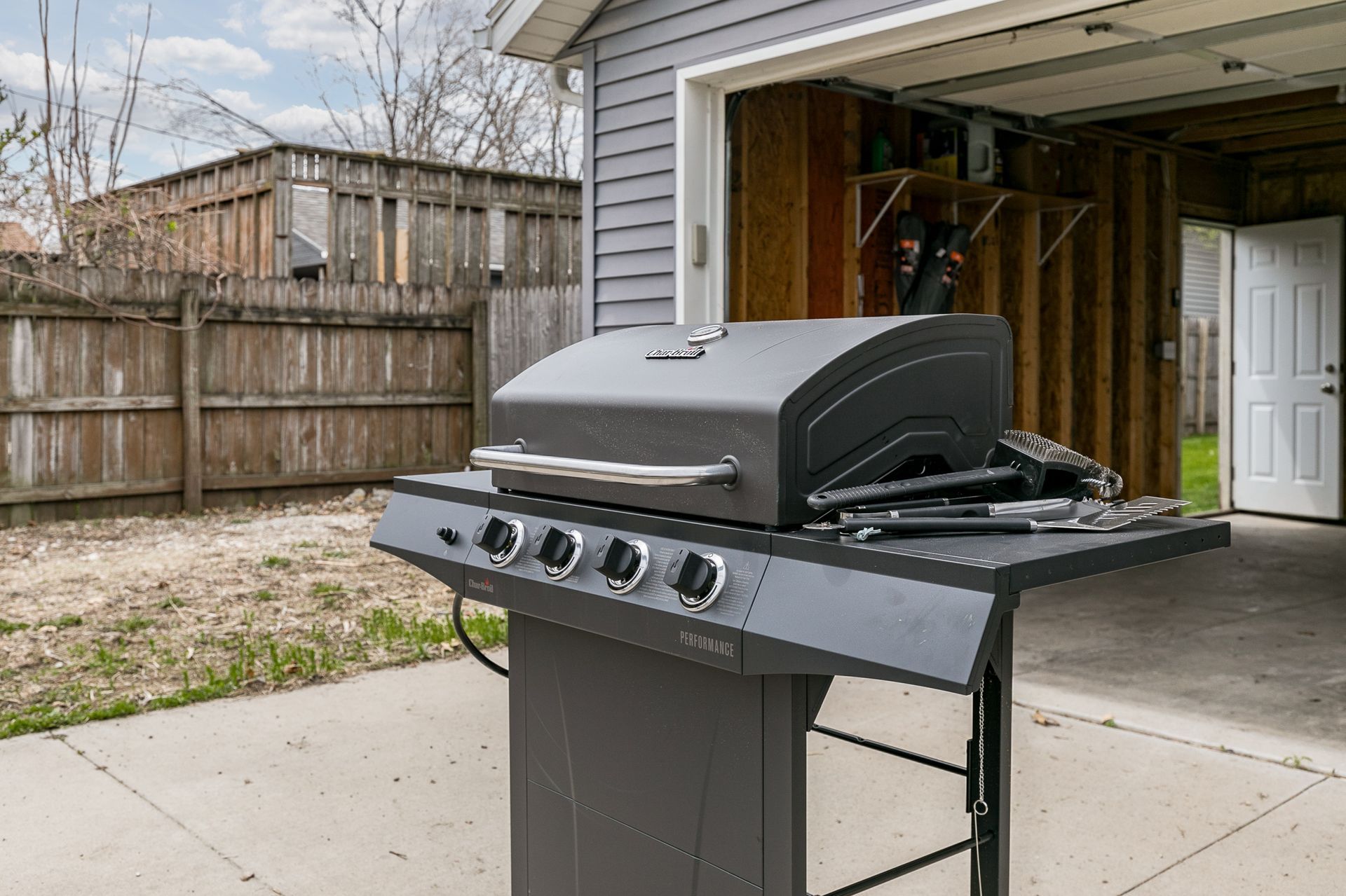 The Stadium House grill close-up