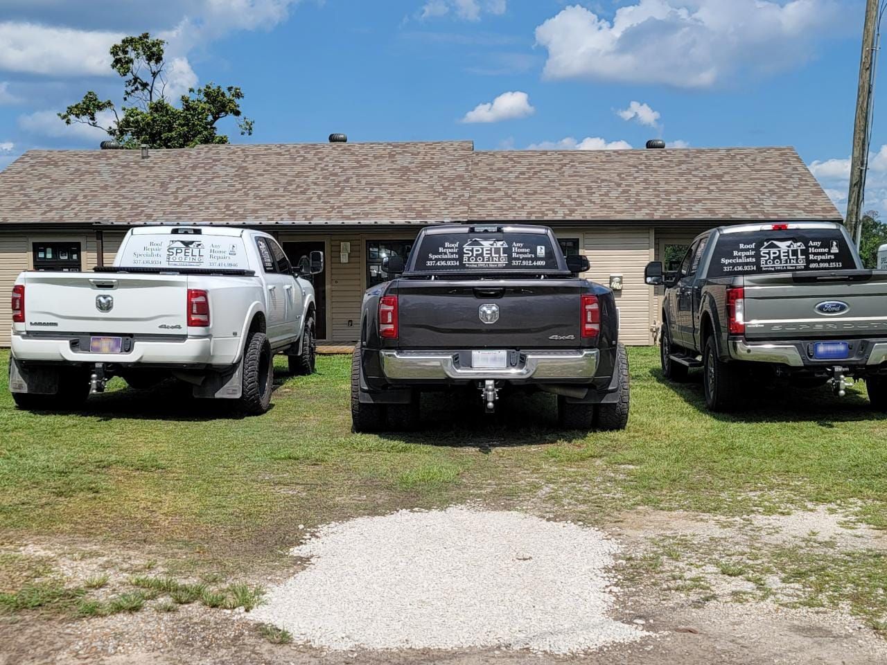 Company trucks
