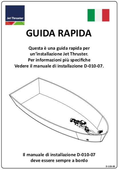 Front page of a Jet Thruster manual