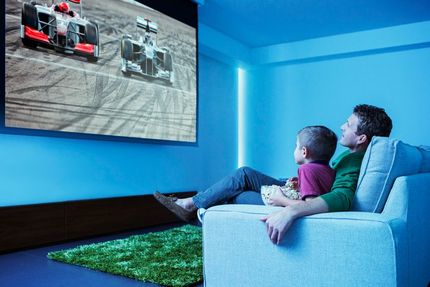 Father And Son Watching TV | Central Coast, NSW | TVCR Help Father And Son Watching TV | Central Coast, NSW | TVCR Help