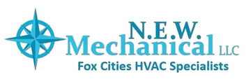 The logo for new mechanical llc fox cities hvac specialists
