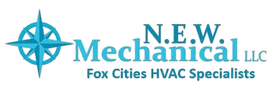 The logo for new mechanical llc fox cities hvac specialists