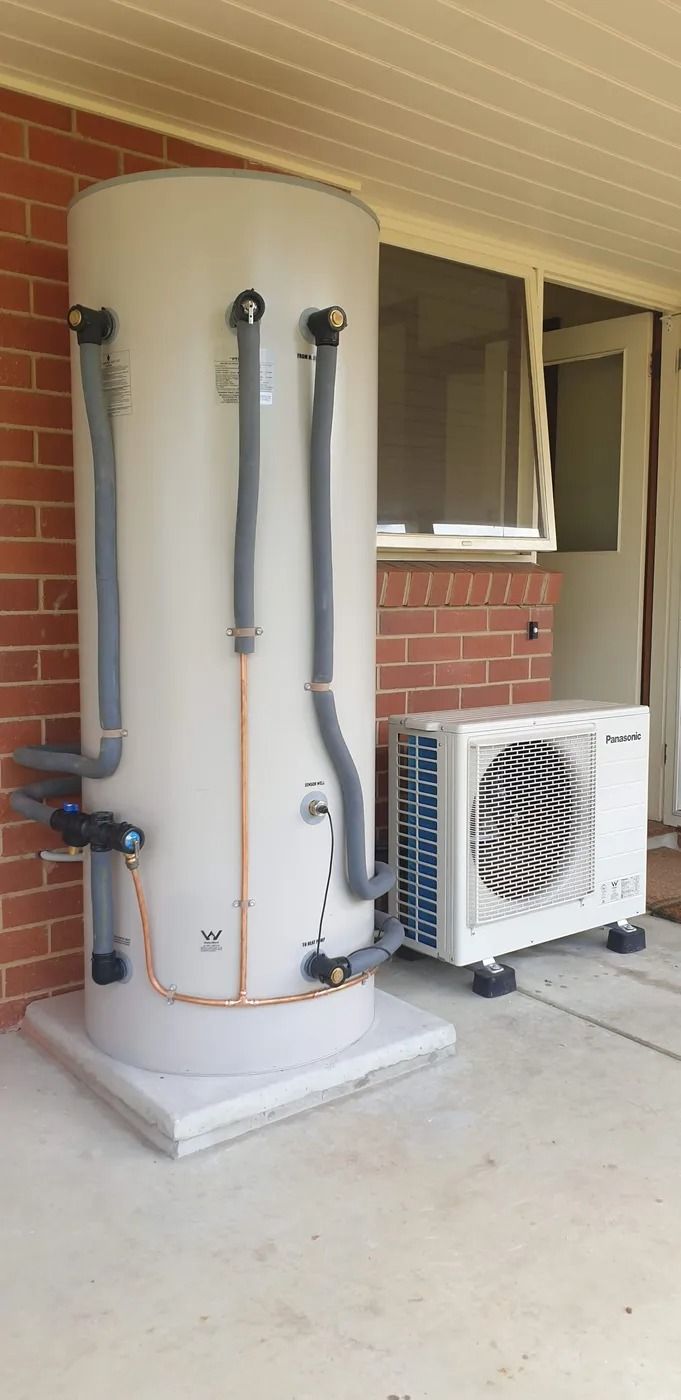 Heat Pump Outside a House in Geelong