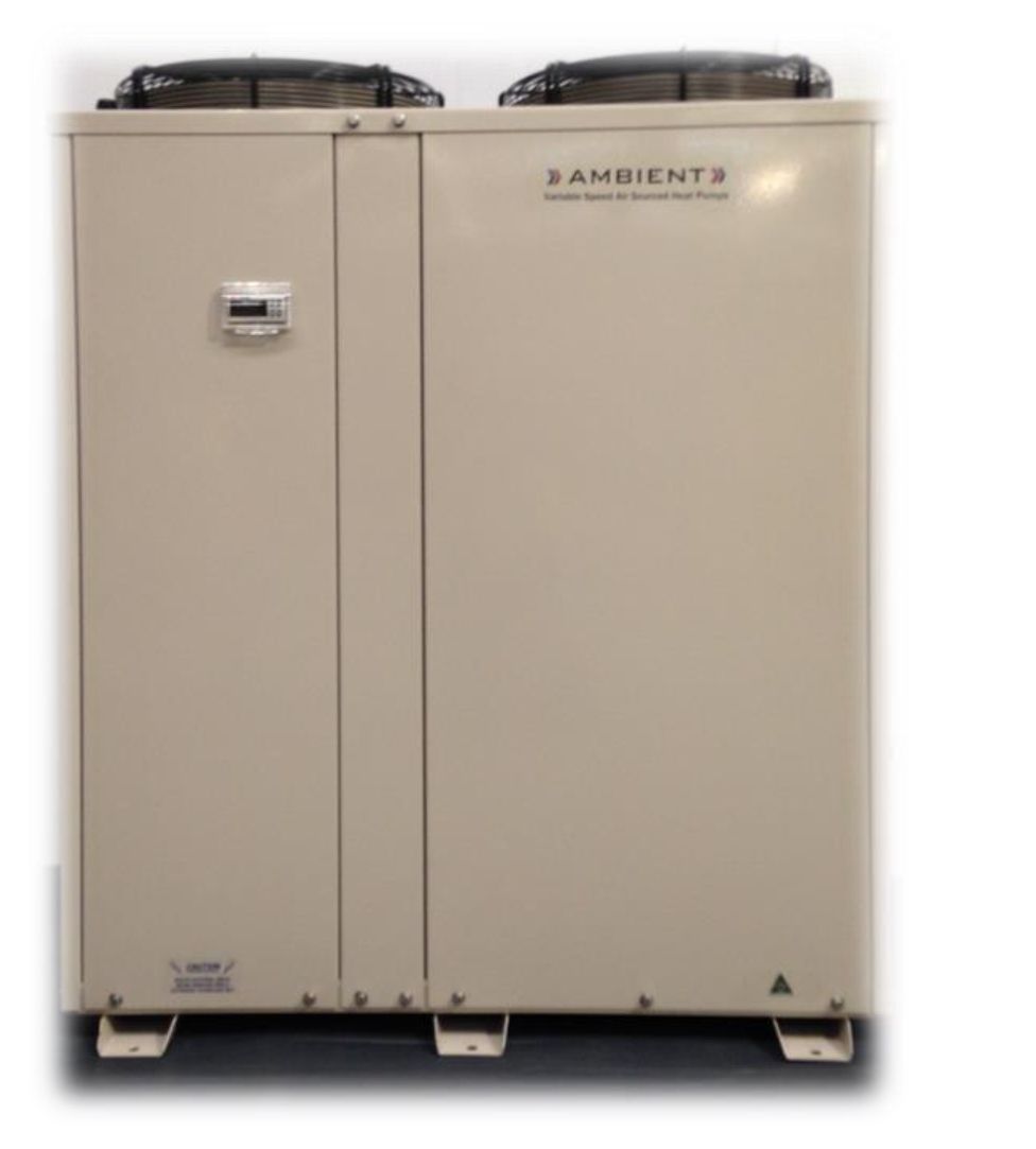 White Ambiheat hydronic heating system unit in Torquay, VIC — Sunworks Eco Plumbing