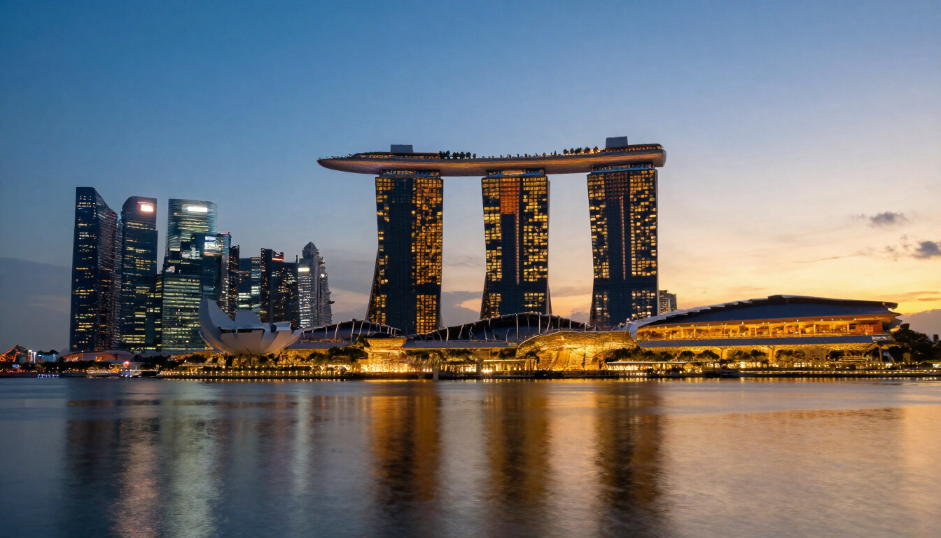 Singapore Skyline View