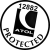 ATOL Protected logo with “12882” above and circular “PROTECTED” text around it.