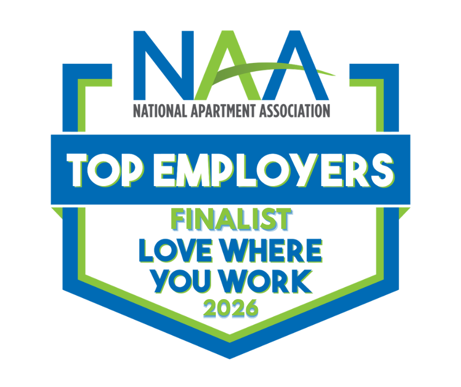 National Apartment Association Top Employers Finalist Love Where You Work logo