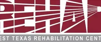 Maroon logo with white text reading “West Texas Rehabilitation Center”