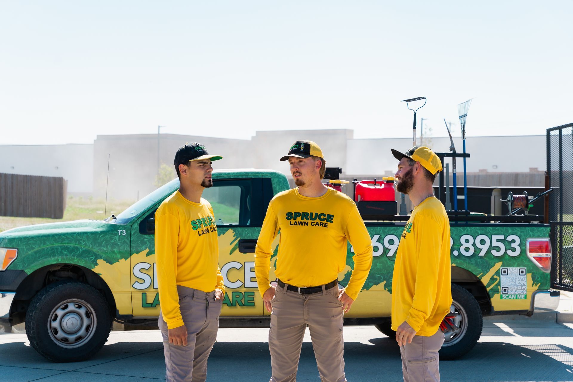 Three man on uniform