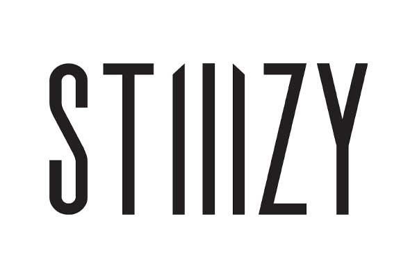 Black STIIIZY logo text.