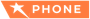 An orange rectangular banner featuring a white star icon to the left and the word
