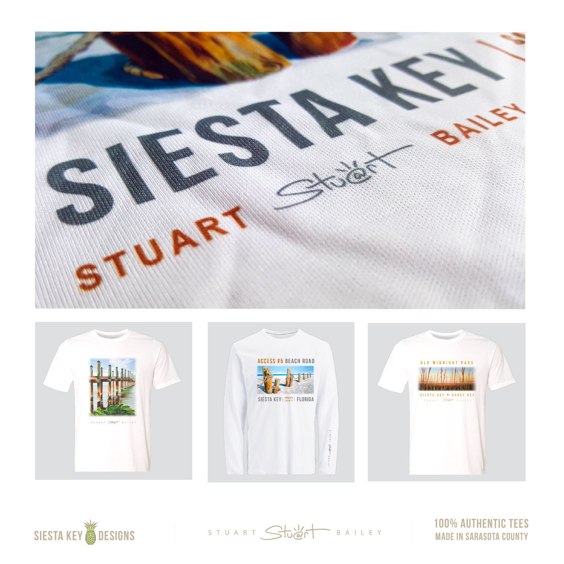 T shirts Siesta Key Designs Stuart bailey