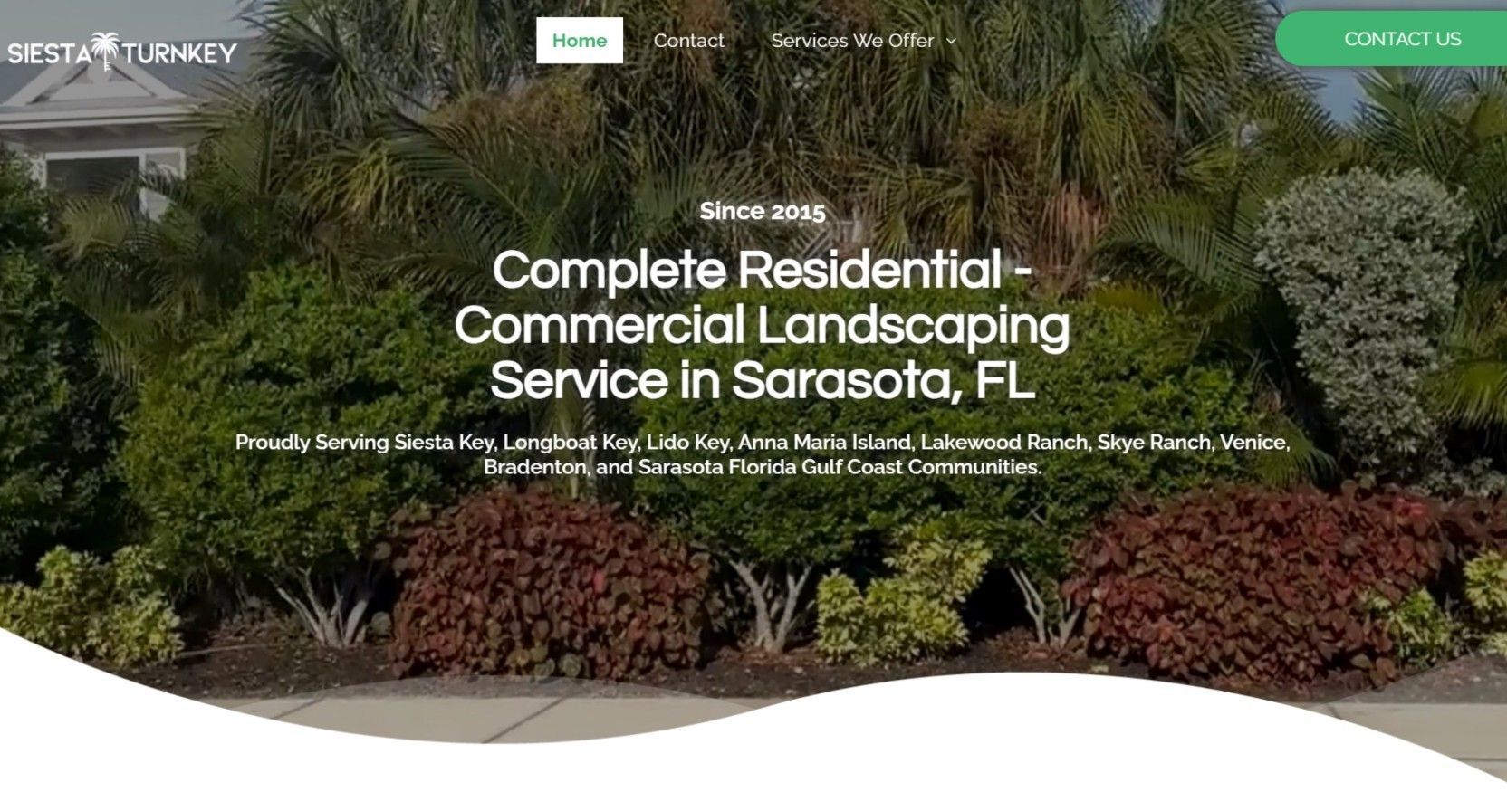 Sarasota Florida Landscaping Company