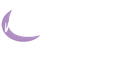 Logo text mind on wine in wit met wit wijnglas en paarse swoosh