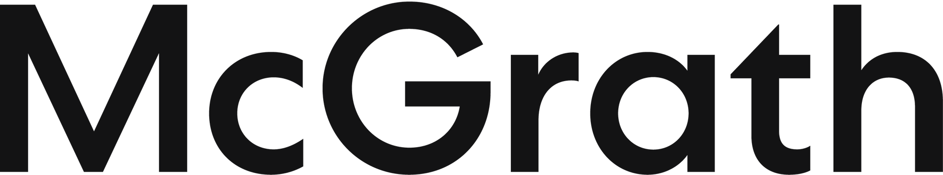 McGrath logo in bold black text on a white background