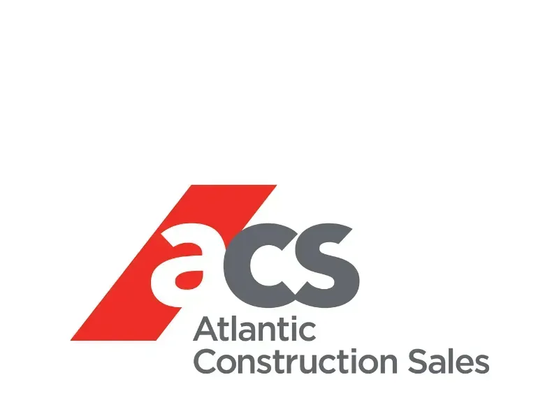 Acs atlantic construction sales logo on a white background