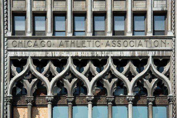 Before Restorative cleaning of the Chicago Athletic Association building