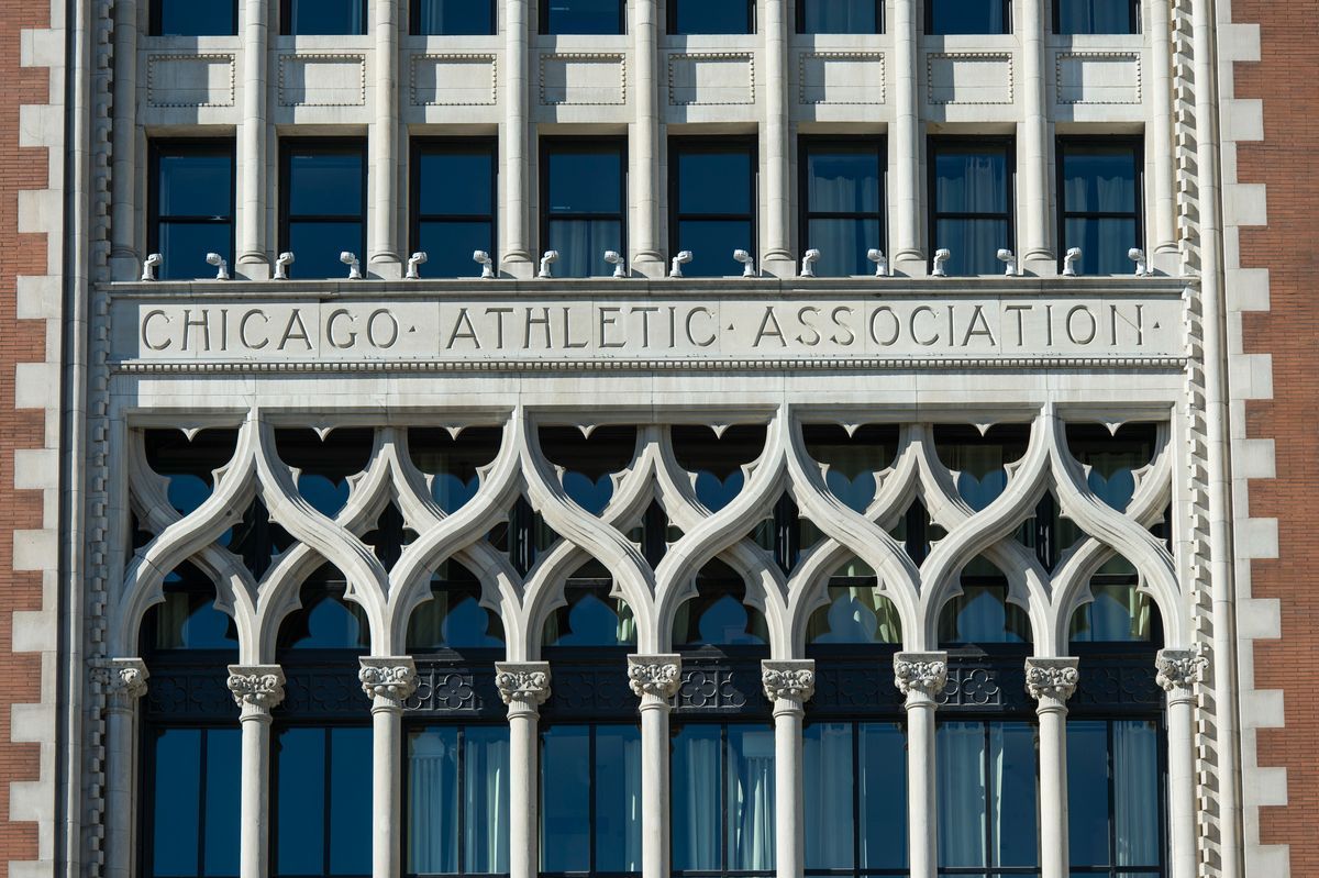 Masonry Restoration of Chicago Athletic Association After