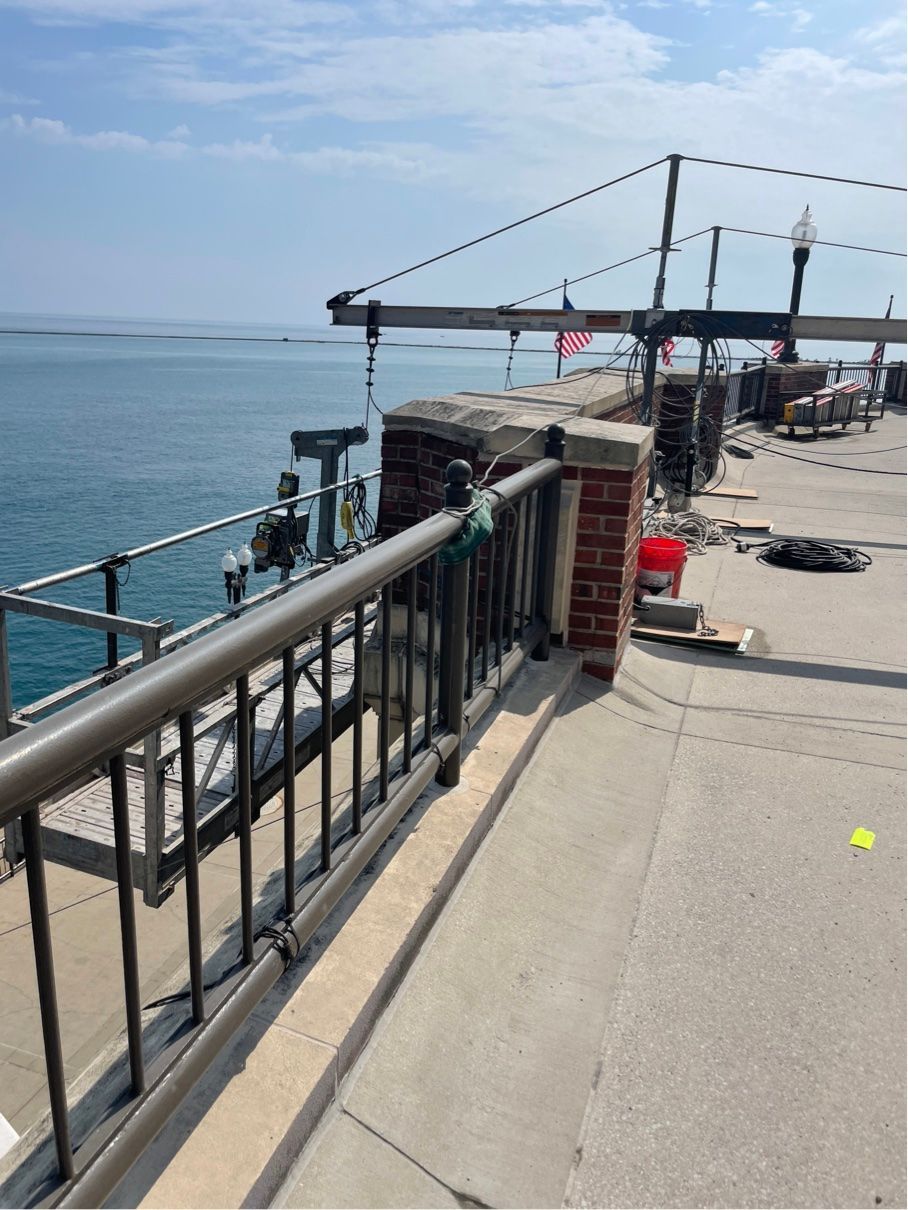 east ballroom parapet repair