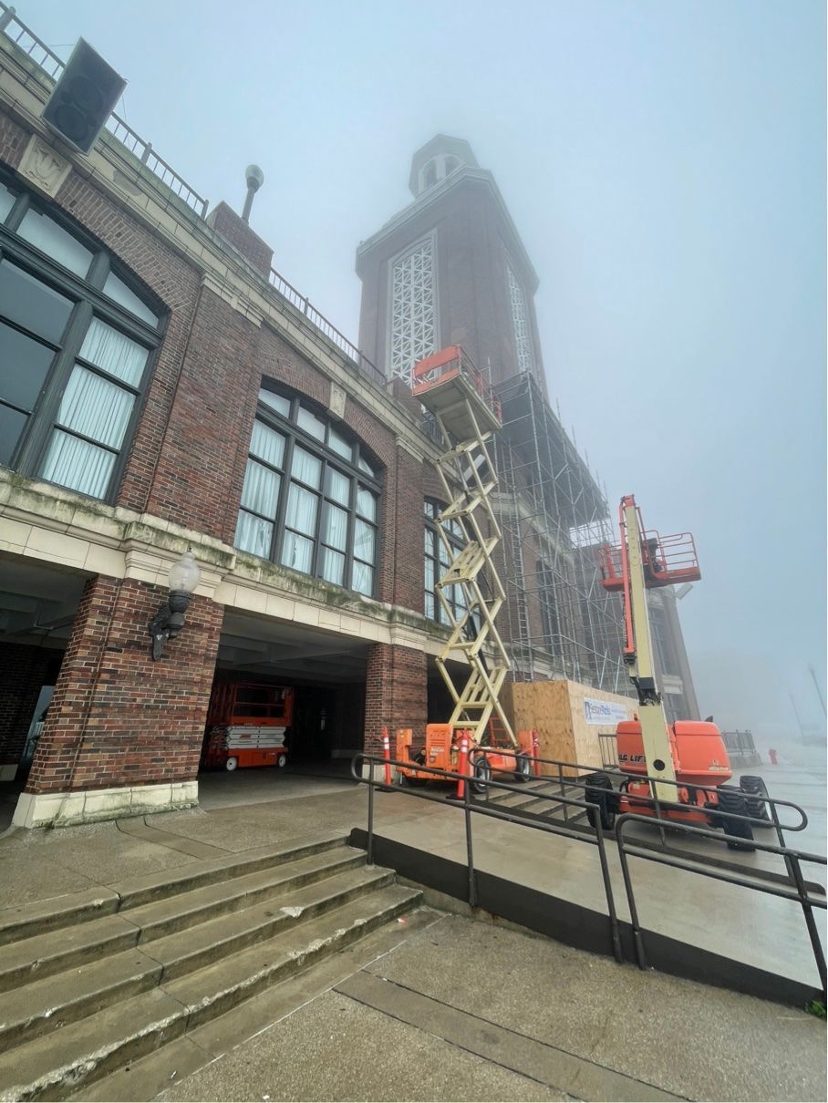 Masonry Repair at the Ballroom Terrace