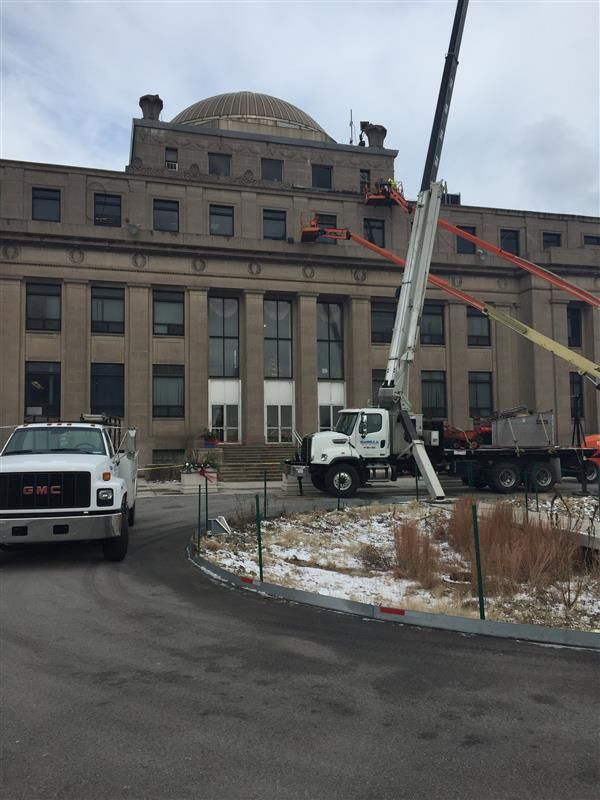 Gary City Hall's Parapet Restoration