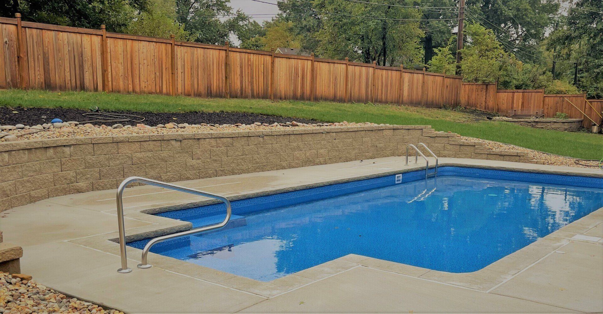 This is a pool Icon Pools, LLC built