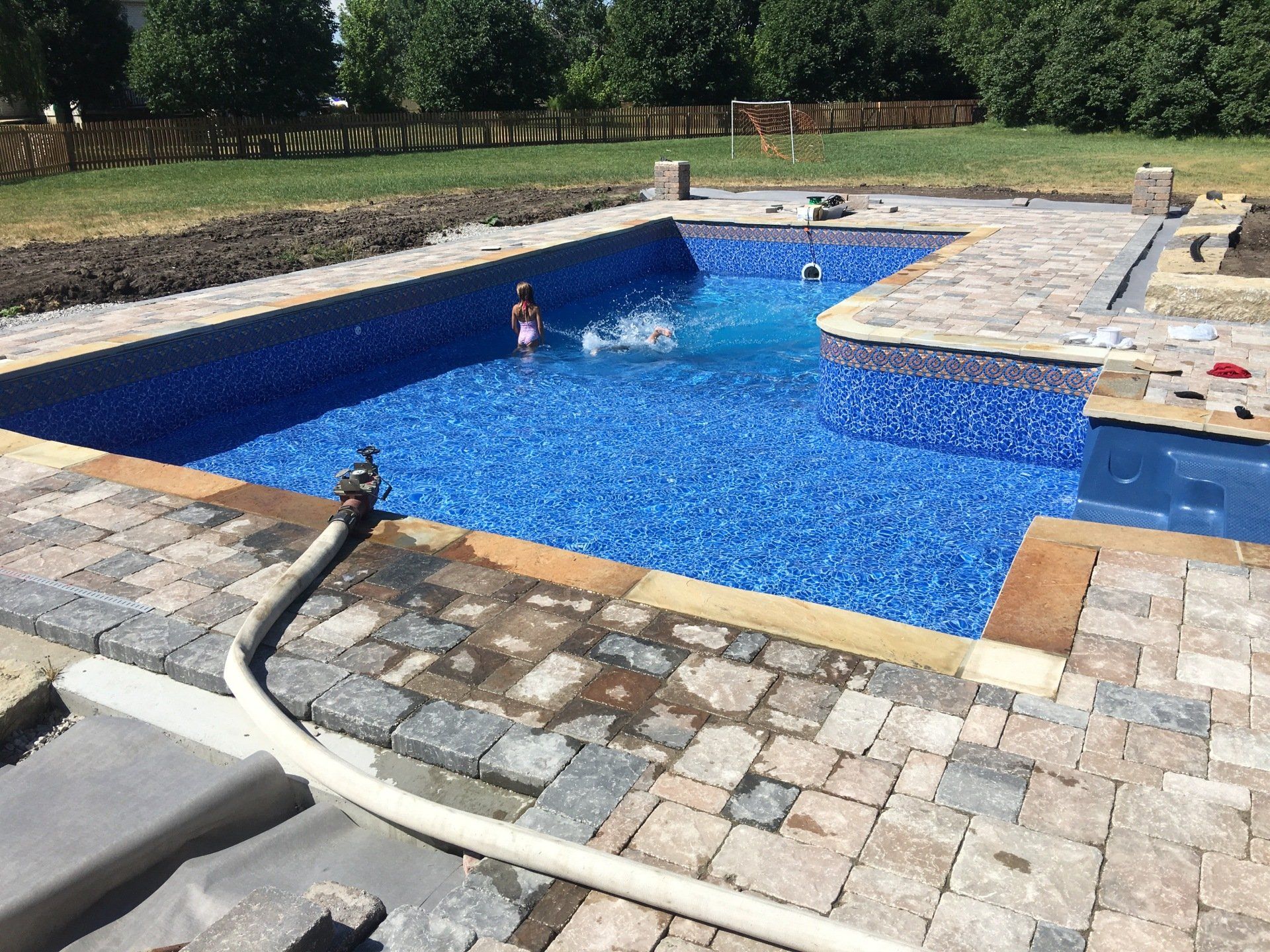 Vinyl Liner installed by Icon Pools, LLC