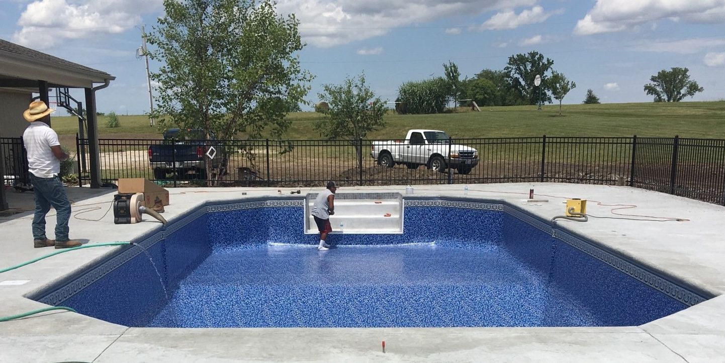 Vinyl Liner installed by Icon Pools, LLC