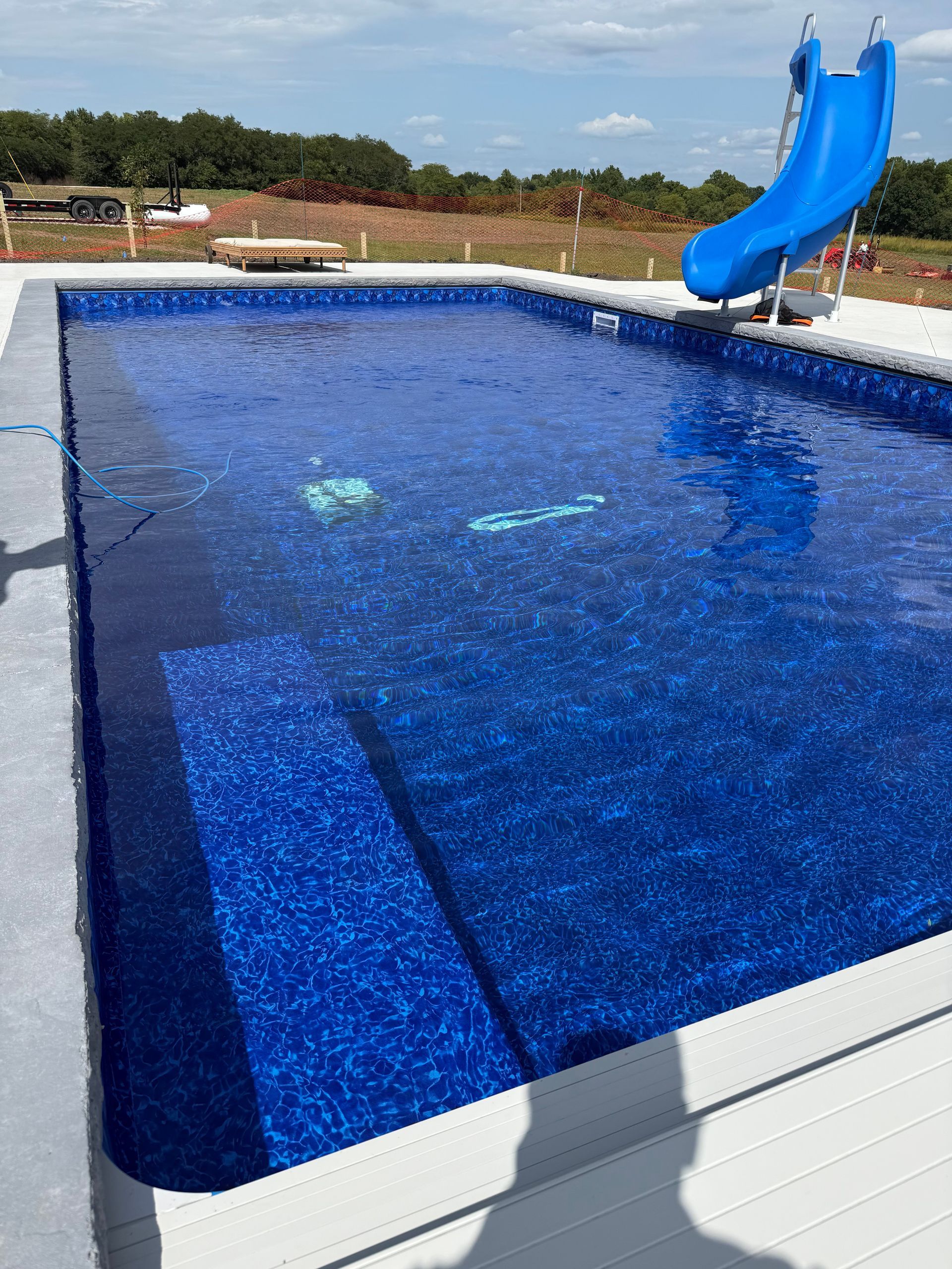 Vinyl liner pool in Harrisonville MO