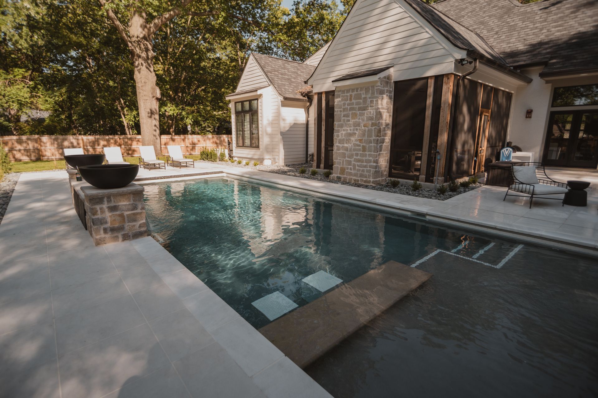 Gunite Pool Build in Leawood, KS