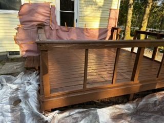 Newly Painted Residential Deck — Mt. Holly, NJ — Gcapital Handyman Services LLC